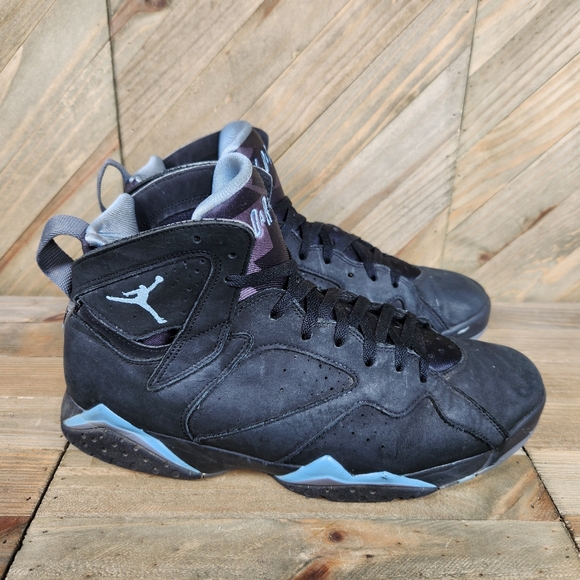 Jordan Other - Nike Air Jordan 7 Retro Chambray Mens Athletic Sneakers Size 12 Black CU9307-004
